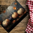 thumbnail image 6 of Vintage Pumpkin Halloween Metal Tin Sign - Rustic Fall Wall Art Decor for Home, Cafe, Bar, Garage - Ready to Hang, 12x8 Inch, Iron, Seasonal Autumn Theme, Warm Orange &amp; Brown Palette, 6 of 8