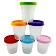 thumbnail image 2 of Tupper Minis 2oz / 60ml Midgets Container Assorted Color Seal Set of 6, 2 of 2