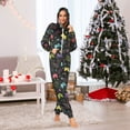 thumbnail image 2 of Adult Christmas Onesie Game Controller Adult Zipper One-Piece Pajamas Unisex Pajamas with Pockets, 2 of 6