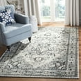 thumbnail image 2 of SAFAVIEH Madison Kezia Floral Bordered Area Rug, Light Grey/Blue, 8' x 10', 2 of 4
