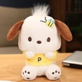 thumbnail image 3 of Sanrio New Pochacco Plush Pillow Doll School Series Kawaii Plushed Toy Puppy Doll Xmas Birthday Graduation Gifts toys, 3 of 9