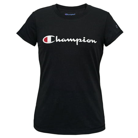 Champion Girls Classic Logo Graphic Active Graphic T-Shirt, Sizes 7-16
