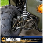 Massimo Mini 125 Go Kart 125cc 9HP 2-Seater 25 MPH Go Cart - Green
