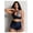 Leopard print, variant on Plus Size Tropical Floral Bandeau High Waisted Bikini Set – Flattering & Vibrant Two Piece Swimsuit
