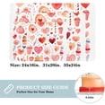 thumbnail image 2 of Valentine's Day Polyester Non-Slip Machine Washable Indoor Rug Floor Mat Chair Rug, 2 of 6
