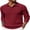 Wine Red, variant on COOFANDY Mens Knit Polo Shirts Long Sleeve Casual Polo Sweaters Shirt Waffle Textured Collared Sweater White L