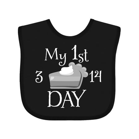 

Inktastic My First Pi Day- Slice of Apple Pie Gift Baby Boy or Baby Girl Bib