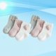 thumbnail image 4 of 3 pares de calcetines adorables para niños Calcetines de primavera y otoño de dibujos animados Medias de algodón suave para bebés Calzado transpirable (rábano, talla XS, 0-6 meses), 4 of 4