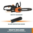 thumbnail image 5 of Worx WG322.9 20V Power Share 10" Cordless Chainsaw with Auto-Tension (Tool Only), 5 of 13
