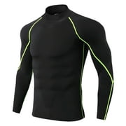 Men's Breathable Sports Winter Underwear Base Layer Topstight-fitting Long-sleeved Quick-Drying Fitness Top