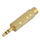 thumbnail image 1 of 3.5 mm cable DE audio estéreo DE conector 6.0 mm conector hembra DE, 1 of 1