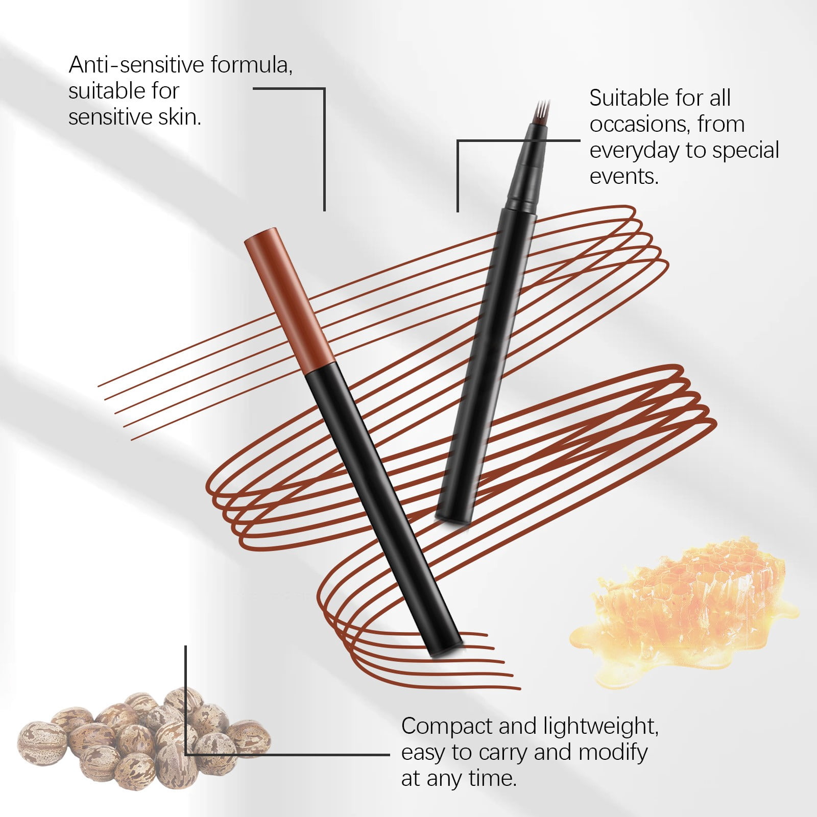 Eye Brows Color Light 1000 Hours Eyelash Tint 1 Eye Brow Wax Kits Eyebrow Perm Eyebrow Stencils Eyebrows Shape Reusable for Cancer Patients Cram Intensive Brow And Tint Automatic Eyebrow Pencil Face