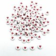 thumbnail image 1 of 100pcs 7mm 26 Letter Beads Alphabet Letter Charms Shape Beads for Jewelry Making Diy Handmade Bracelet Accessories, 1 of 5