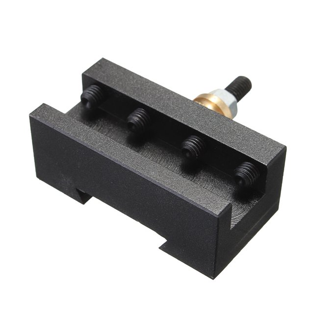 Mango De Mini Torno Herramientas de cambio rápido Soporte de poste Aleación de aluminio para mini paquete de herramientas de torno Likrtyny Para estrenar