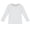 0-White22, variant on Lullu Girls Long Sleeve Ribbed T-Shirt Solid Basic Slim Fit Stretch T Shirt, Sizes 7-16