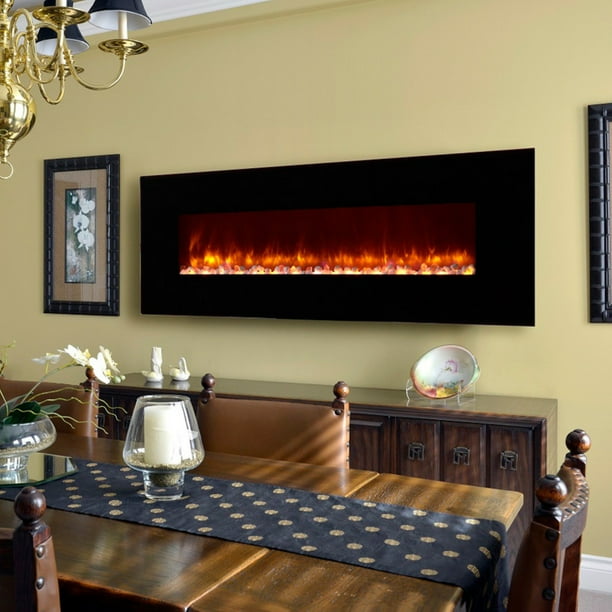 Dynasty Contemporary Electric Fireplace Led Wall Mount 70 In Com Dynasty Contemporary Electric Fireplace, Wall Mounted Fireplace Ideas In Bedroom