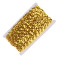 thumbnail image 2 of 13m Sequins Paillette Ribbon Trim Braid Trim Lace DIY Headband Accessories sequin braid Sewing Clothing Gold, 2 of 8