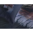 thumbnail image 4 of Ambesonne Halloween Quilted Bedspread Set 3 Pcs, Queen of Death Art, Queen Size, Navy Blue Orange Black, 4 of 5