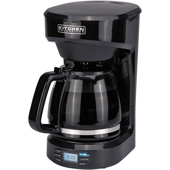 Kitchen Selectives CM314BL 12 Cup Programmable Coffeemaker