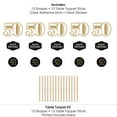 thumbnail image 6 of Big Dot of Happiness Adult 50th Birthday - Gold - Birthday Party Centerpiece Sticks - Table Toppers - Set of 15, 6 of 7