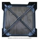 thumbnail image 2 of Banco Alto Mainstays Negro con asiento de Madera, 2 of 4