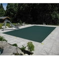 thumbnail image 5 of Sunshades Depot 14'x20' Dark Green Rectangle Winter Pool Cover Pool Safety Covers for In-Ground Swimming Pools Inground Pool Leaf Net Cover Wire Rope Hemmed All Edges, 5 of 5