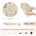 3PCS Trivet Mats 15 Inch Round Heat-Resistant Pot Holders Hot Pads ...