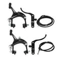 thumbnail image 1 of 2 Set Road Bike Cruiser Brake Set Bike Brake Kit Bike Caliper Brake Kit Side Pull Brake Set for Most Fixie Bike Black Front Fixie & Rear Fixie, 1 of 8