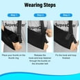 thumbnail image 4 of Arm Sling, Lightweight Adjustable Breathable Support Strap for Rotator Cuff, Shoulder Injury, Broken & Fractured Bones Mesh Brace for Arm Wrist Elbow, Padded for Left and Right Arm Men Women, 4 of 6