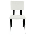 thumbnail image 4 of Calla Fabric Upholstered Dining Side Chair White (Set of 2), 4 of 13