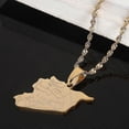 thumbnail image 3 of Stainless Steel SYRIA Map Flag Pendant Necklaces Syrians Jewelry, 3 of 4