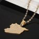 thumbnail image 3 of Stainless Steel SYRIA Map Flag Pendant Necklaces Syrians Jewelry, 3 of 4