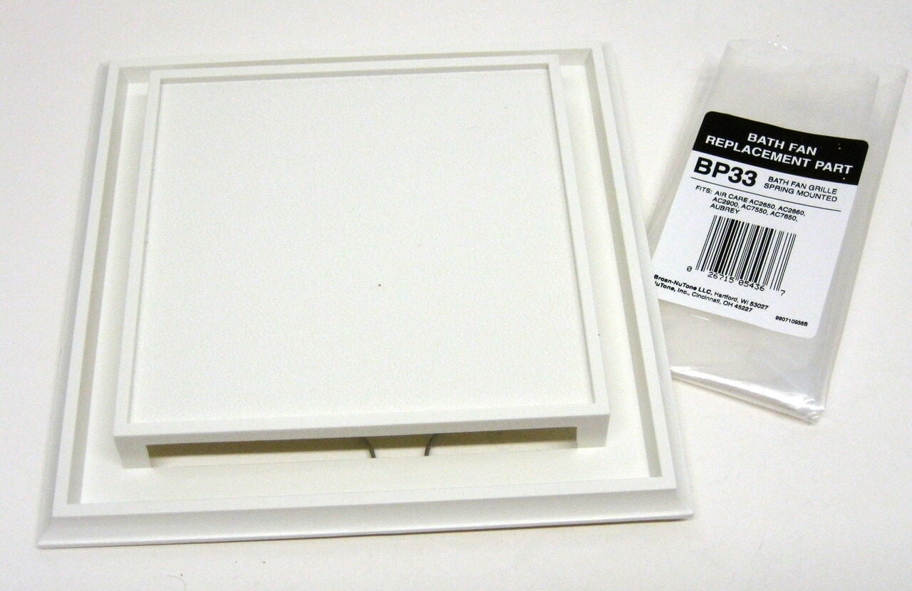 Bp33 Broan Aubrey Air Care Bath Bathroom Ceiling Fan Grille Grill Cover White Walmartcom Walmartcom