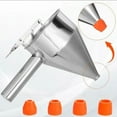 thumbnail image 4 of Ergonomic Nonrust Steel Batter Dispenser 1200L Conical Funnel Perfect For Precise Dough Sauce Distribution, 4 of 10
