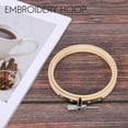 thumbnail image 3 of 20 Pieces 3 Inch Bamboo Embroidery Hoops Round Wooden Circle Hoop Round Ring For Art Craft Handy Sewing, 3 of 8