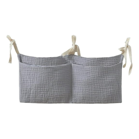 Storage Containers Bedside Hanging Bags Milk Bottle Bib Organizer for Crib Nappy Dormitory Bunk Baby Organizer Bag Nappy Storage Solution