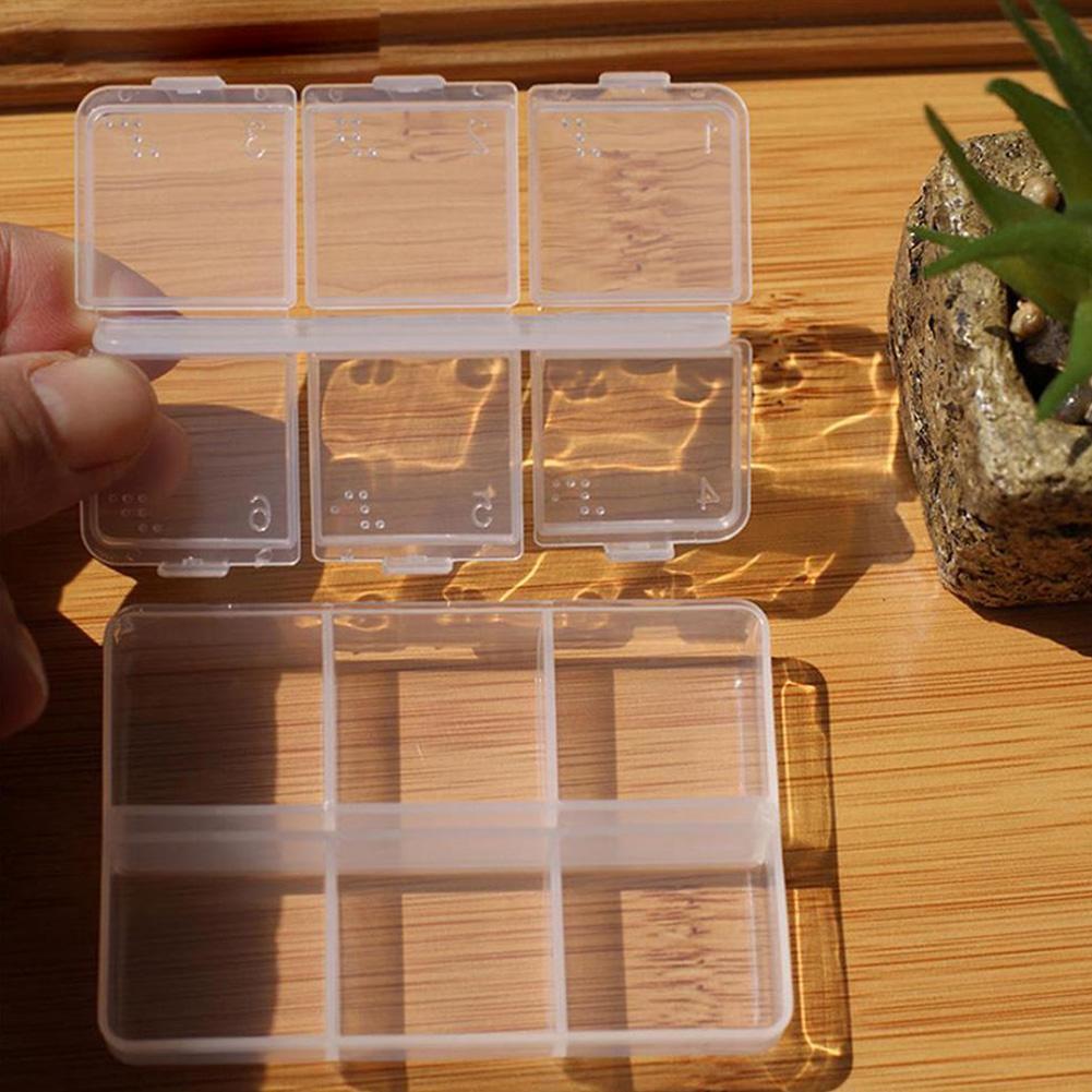 Travel Pill Box Holder Medicine Organizer Container Case Pill Independent Drug Grid Tablet E8K1 R2D1