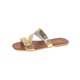 thumbnail image 1 of Mujeres Zapatos de Caminar Estilo Crisscross Correa de Tobillo Sandalias Planas, Correa de Tobillo Pisos Más Tamaño Redondo Pie Abierto Pie de la Playa Zapatos de Verano, 1 of 9