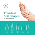 thumbnail image 4 of Beetles Gel Nail Polish Long Coffin Nail Tips Nail Gel Kit, 2 In 1 Nail Gel Base Coat with Long False Nail and U V LED Nail Lamp for Gel Art Liner Polish Extension Set, 4 of 8