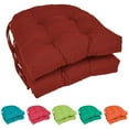 thumbnail image 2 of Blazing Needles  16-inch U-Shaped Dining Chair Cushions (Set of 2) - 16" x 16", 2 of 5