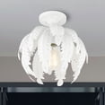 thumbnail image 4 of Livex Lighting - Acanthus - 1 Light Semi-Flush Mount in Coastal Style - 12.63, 4 of 11