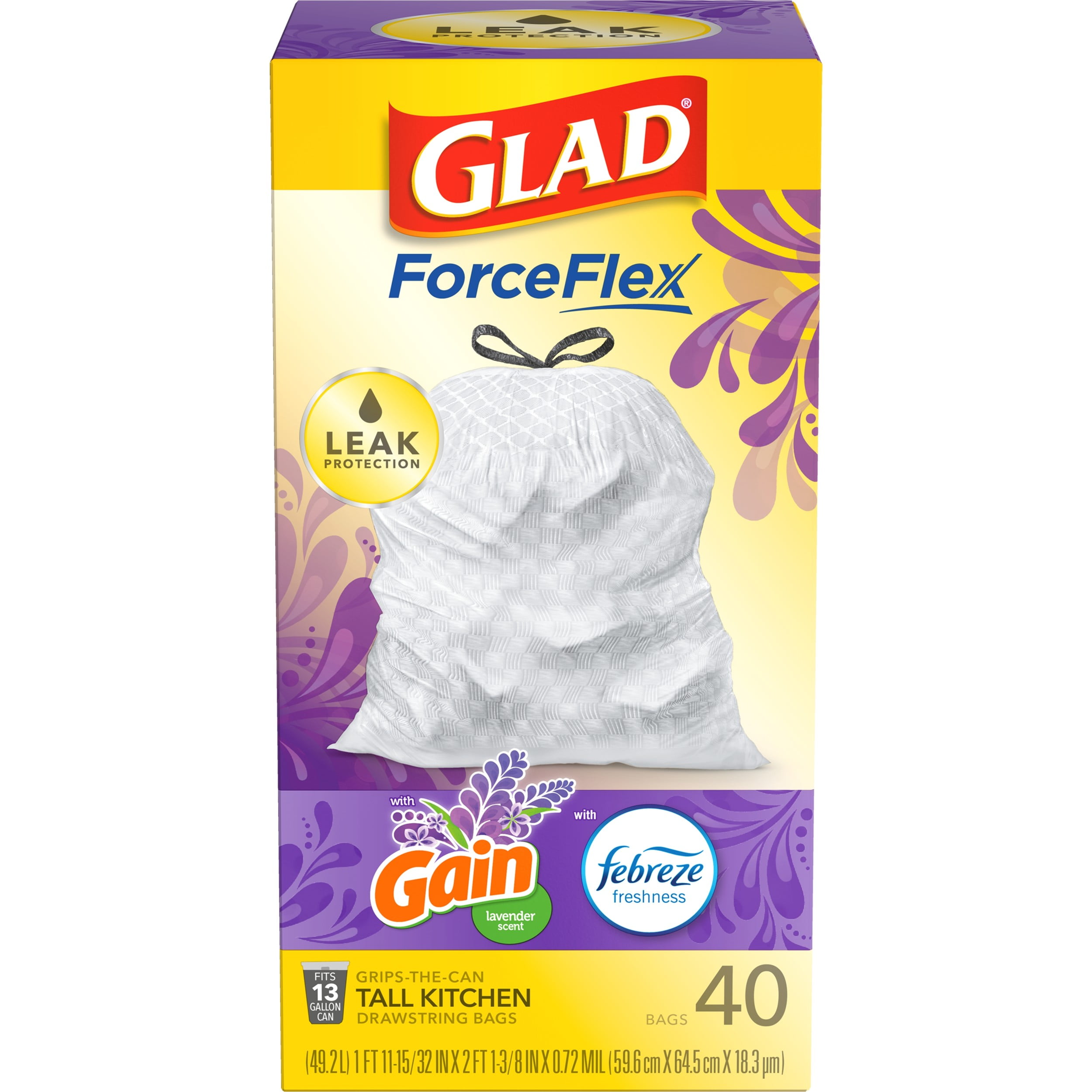 Glad cheap trash bags