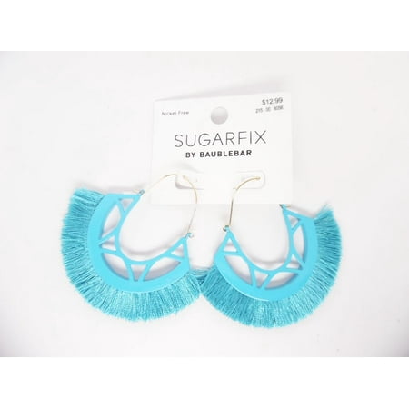 SUGARFIX by BaubleBar Playful Fringe Drop Earrings - Turquoise -...