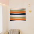 thumbnail image 3 of Hirioo Colorful Pastel Stripes Print Tapestry Lightweight Fabric for Bedroom Aesthetic Home Wall Dorm Décor Living Room Decor 29x37 Inch, 3 of 8