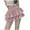 Red, variant on Women High Waist Fashion Design Cake Pleated Tutu Skirt