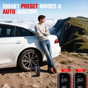 GOOLOO A6 LITE Tire Inflator Portable Air Compressor,160PSI & 7500mAh Cordless Air Pump with Auto Shut-Off & Digital Gauge,3X Faster Inflation & LED Light for Car Tires,Motorcycles,Bikes,SUV