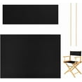 thumbnail image 1 of 1 juego de funda de repuesto para silla de director, funda de lona para silla de director informal, funda de repuesto con palo de madera., 1 of 7