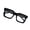 black, variant on BRANROY  Square Nail Flat Mirror Mens Sunglasses - Blue Light Glasses Retro Square Frame for Women Men Optical Eyewear  UV Protection,Leopard Print