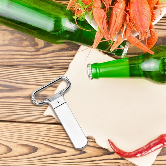 Dual Jaw Stainless Steel Bottle Opener & Wine Cork Puller, Universal Cork Remover for All Wine Bottle Corks