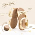 thumbnail image 3 of Sandalia DREAM PAIRS KSD213 Niñas Pequeñas Dorada con Moño Talla 10, 3 of 7